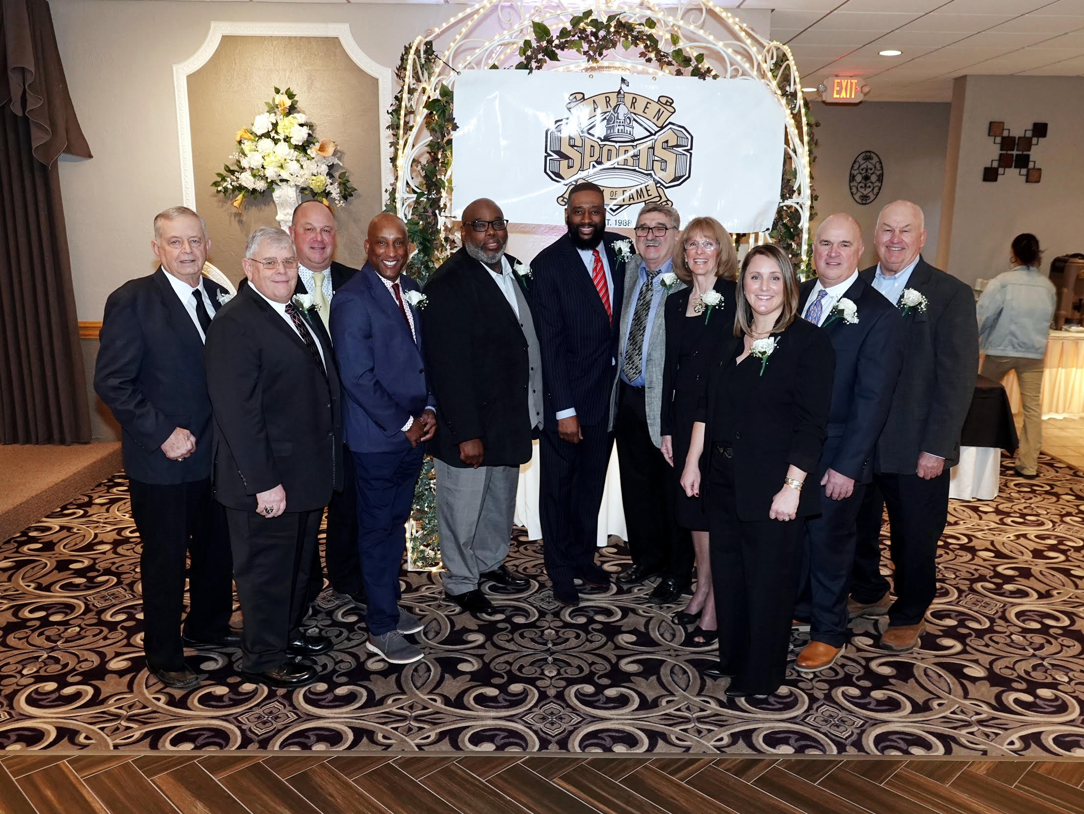 2023-2024 honored inductees at the Warren sport hall of fame